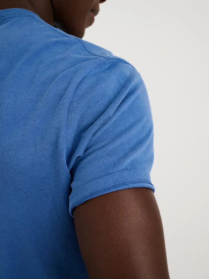 Men Alex Mill Tees Polos Lightweight Mercer Tee Blue