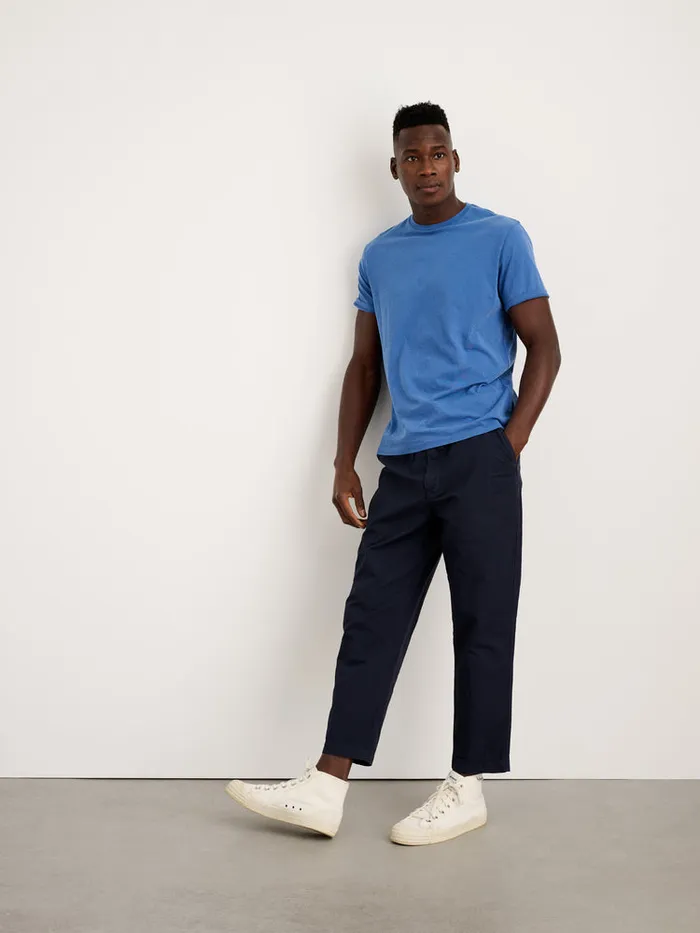 Men Alex Mill Tees Polos Lightweight Mercer Tee Blue