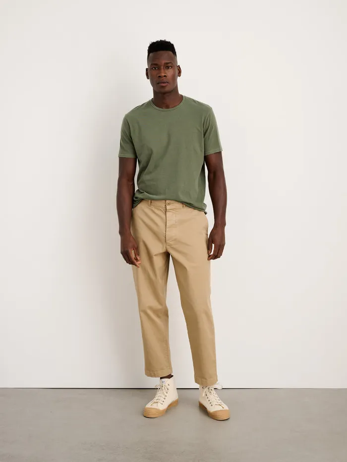 Men Alex Mill Tees Polos Lightweight Mercer Tee Olive