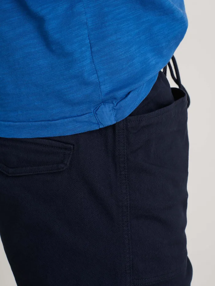 Men Alex Mill Tees Polos Standard T Shirt In Slub Cotton Washed Cobalt
