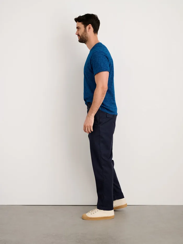 Men Alex Mill Tees Polos Standard Tee In Indigo Slub Cotton Men Alex Mill Tees Polos Standard Tee In Indigo Slub Cotton
