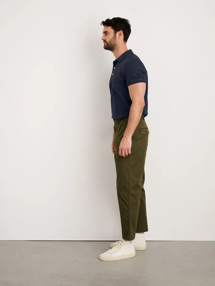 Men Alex Mill Tees Polos Vintage Wash Polo Dark Navy