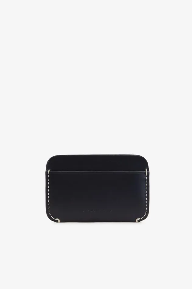 Men Bags Fred Perry Box Leather Cardholder Black