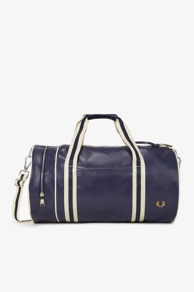 Men Bags Fred Perry Classic Barrel Bag Carbon Blueecru