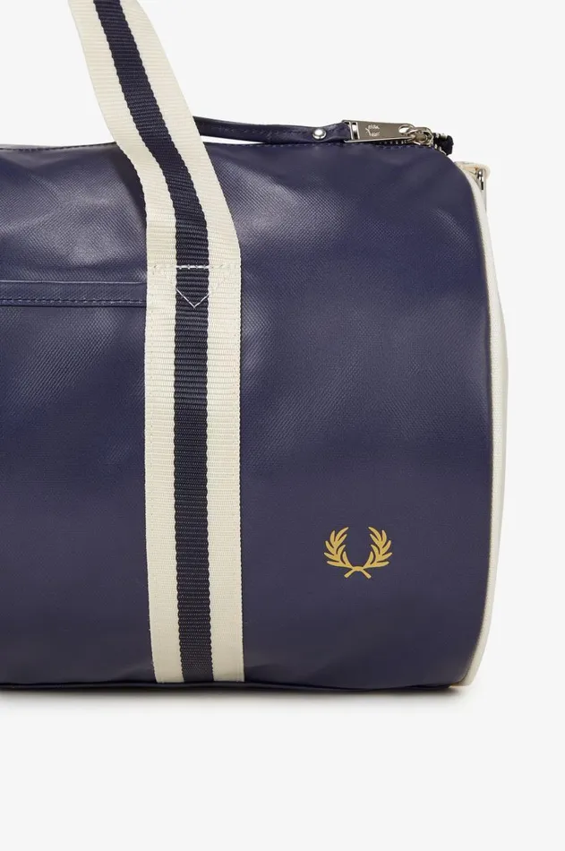 Men Bags Fred Perry Classic Barrel Bag Carbon Blueecru