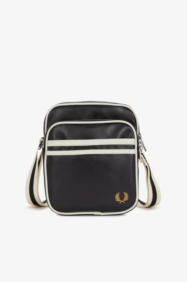 Men Bags Fred Perry Classic Side Bag Blackecru