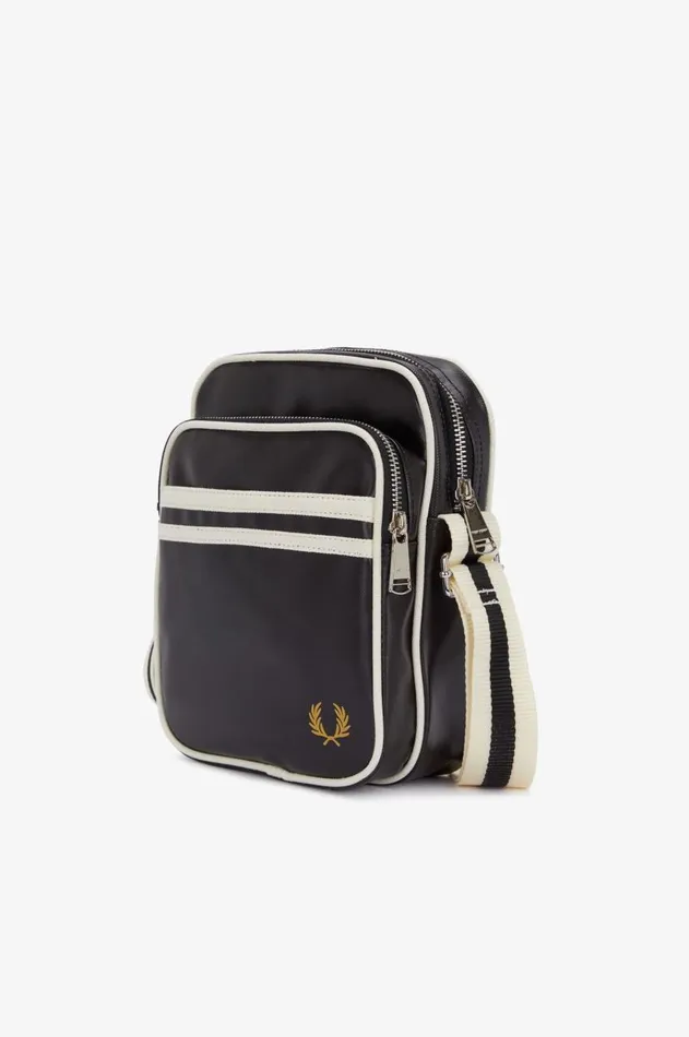 Men Bags Fred Perry Classic Side Bag Blackecru