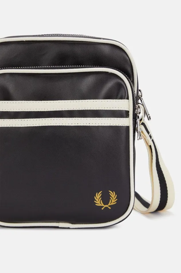 Men Bags Fred Perry Classic Side Bag Blackecru