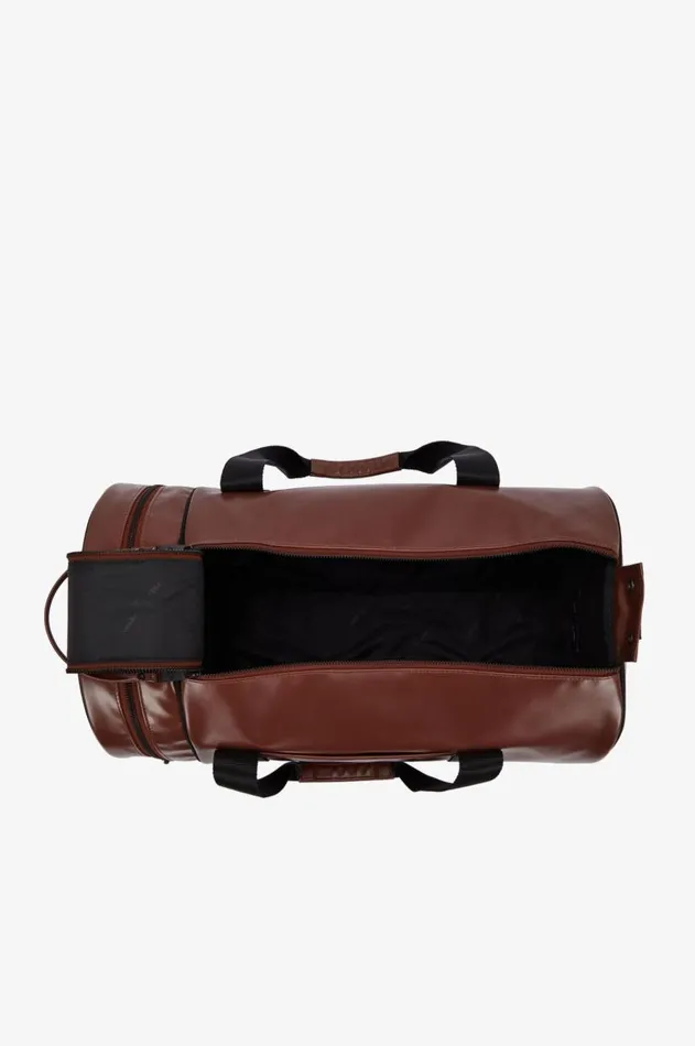 Men Bags Fred Perry Tonal Barrel Bag Whisky Brown