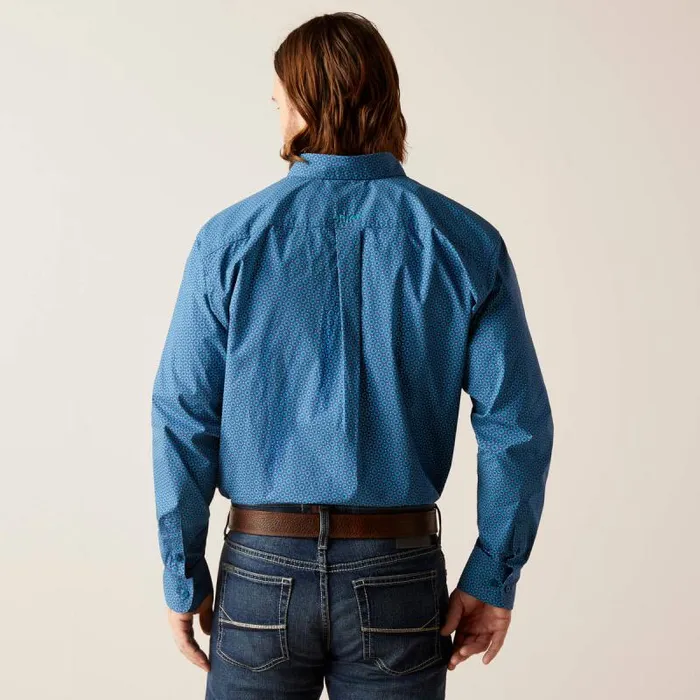 Men Button Down Shirts Ariat Braxton Classic Fit Shirt Spellbound Teal Men Button Down Shirts Ariat Braxton Classic Fit Shirt Spellbound Teal