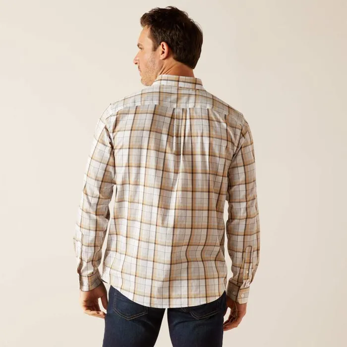 Men Button Down Shirts Ariat Napa Shirt Tan Check Men Button Down Shirts Ariat Napa Shirt Tan Check