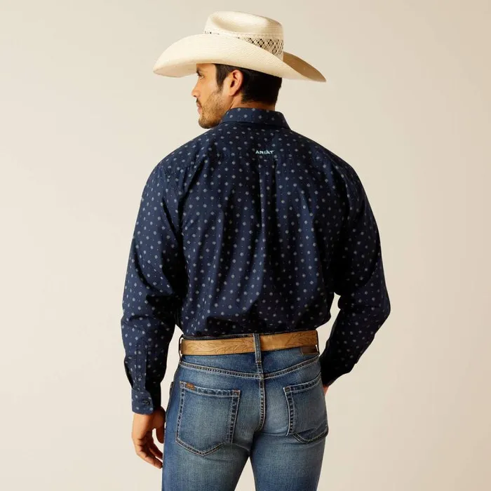 Men Button Down Shirts Ariat Percy Classic Fit Shirt Midnight Men Button Down Shirts Ariat Percy Classic Fit Shirt Midnight
