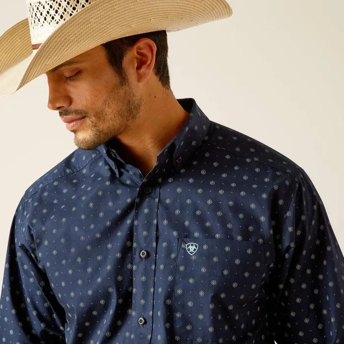 Men Button Down Shirts Ariat Percy Classic Fit Shirt Midnight Men Button Down Shirts Ariat Percy Classic Fit Shirt Midnight