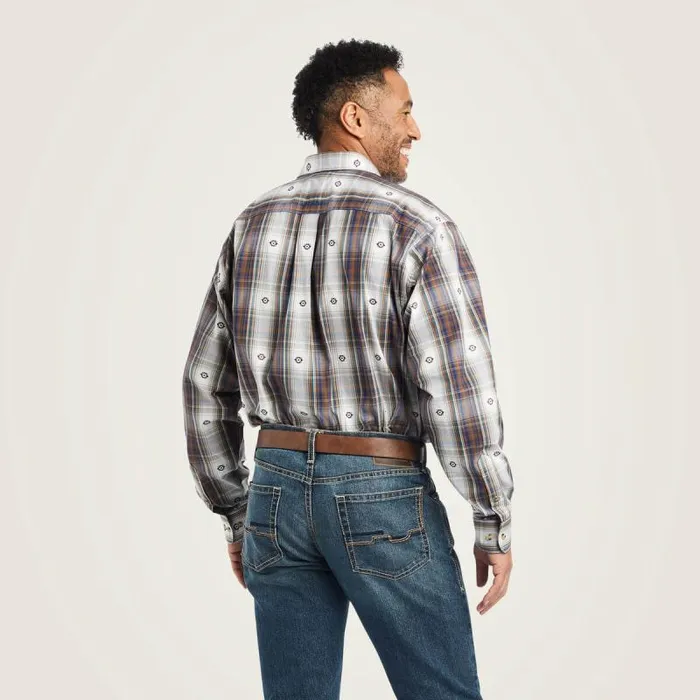Men Button Down Shirts Ariat Pro Series Geoffrey Classic Fit Shirt Estate Blue Men Button Down Shirts Ariat Pro Series Geoffrey Classic Fit Shirt Estate Blue