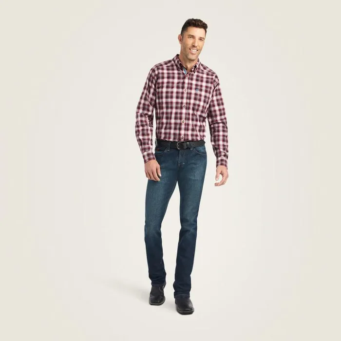 Men Button Down Shirts Ariat Pro Series Kenneth Stretch Fitted Shirt Snow Bunting Men Button Down Shirts Ariat Pro Series Kenneth Stretch Fitted Shirt Snow Bunting