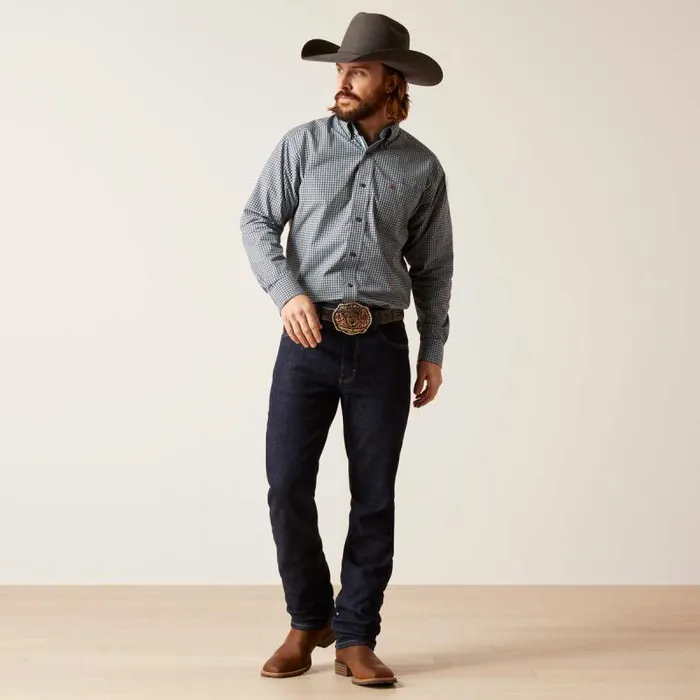 Men Button Down Shirts Ariat Pro Series Sullivan Classic Fit Shirt Angel Blue Men Button Down Shirts Ariat Pro Series Sullivan Classic Fit Shirt Angel Blue