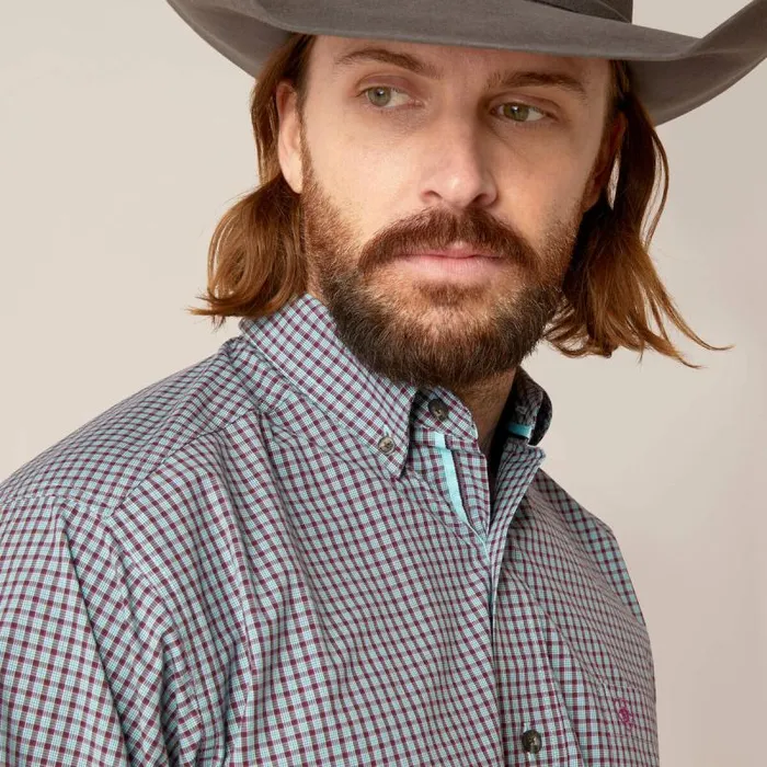 Men Button Down Shirts Ariat Pro Series Sullivan Classic Fit Shirt Angel Blue Men Button Down Shirts Ariat Pro Series Sullivan Classic Fit Shirt Angel Blue