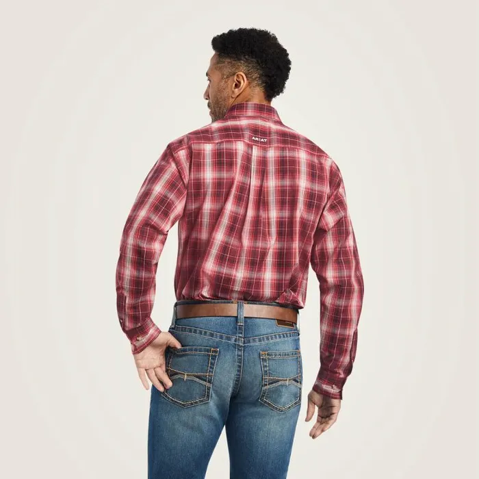 Men Button Down Shirts Ariat Pro Series Wagner Fitted Shirt Rio Red Men Button Down Shirts Ariat Pro Series Wagner Fitted Shirt Rio Red