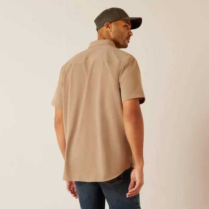 Men Button Down Shirts Ariat Rebar Made Tough 360 AirFlow Work Shirt Rebar Khaki Men Button Down Shirts Ariat Rebar Made Tough 360 AirFlow Work Shirt Rebar Khaki