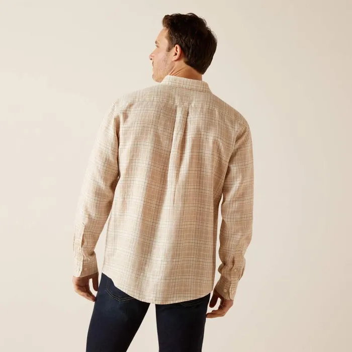 Men Button Down Shirts Ariat Sonoma Shirt Tan Plaid Men Button Down Shirts Ariat Sonoma Shirt Tan Plaid