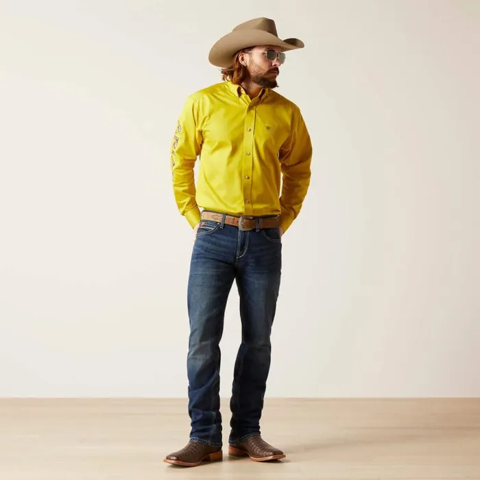 Men Button Down Shirts Ariat Team Logo Twill Classic Fit Shirt Antique Moss Men Button Down Shirts Ariat Team Logo Twill Classic Fit Shirt Antique Moss