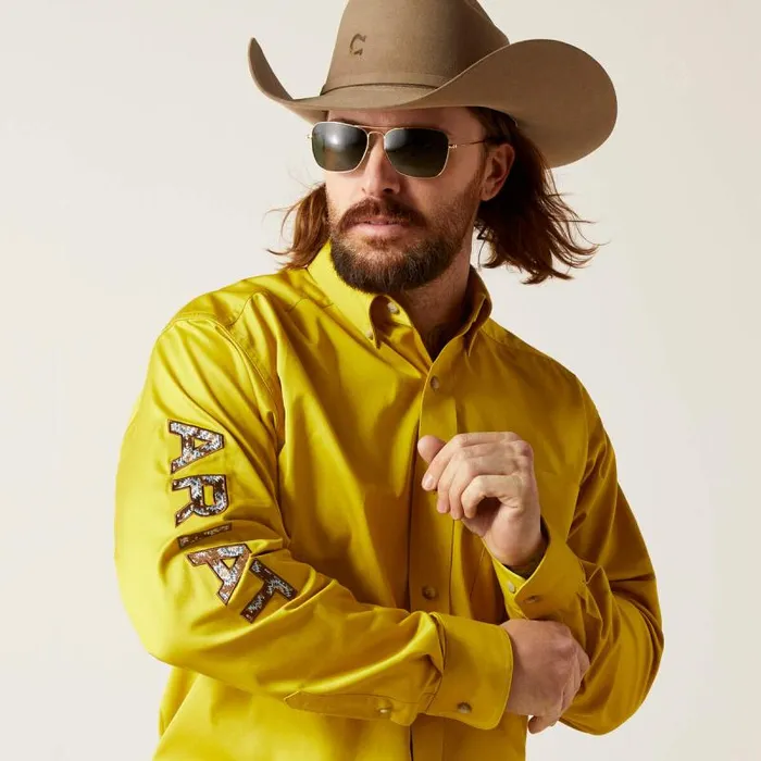 Men Button Down Shirts Ariat Team Logo Twill Classic Fit Shirt Antique Moss Men Button Down Shirts Ariat Team Logo Twill Classic Fit Shirt Antique Moss
