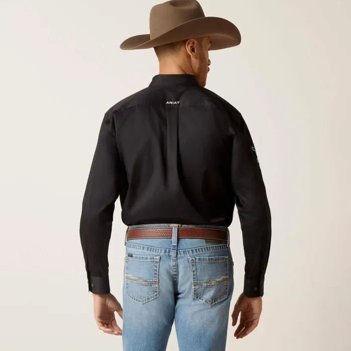 Men Button Down Shirts Ariat Team Logo Twill Classic Fit Shirt Black Mexico Men Button Down Shirts Ariat Team Logo Twill Classic Fit Shirt Black Mexico