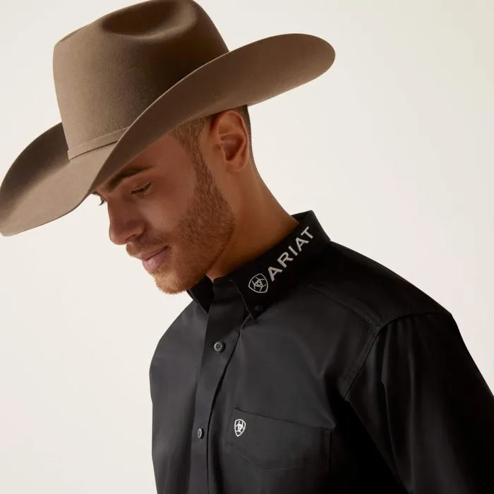 Men Button Down Shirts Ariat Team Logo Twill Classic Fit Shirt Black Mexico Men Button Down Shirts Ariat Team Logo Twill Classic Fit Shirt Black Mexico