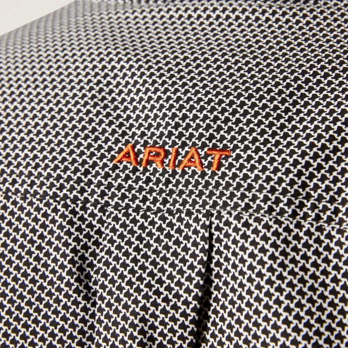 Men Button Down Shirts Ariat Team Whitt Classic Fit Shirt White