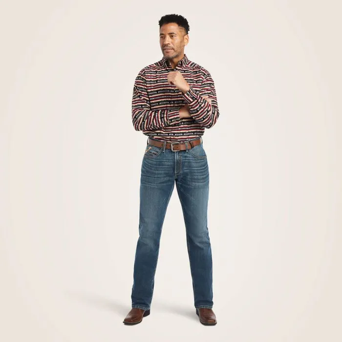 Men Button Down Shirts Ariat Winford Classic Fit Shirt Monument Men Button Down Shirts Ariat Winford Classic Fit Shirt Monument