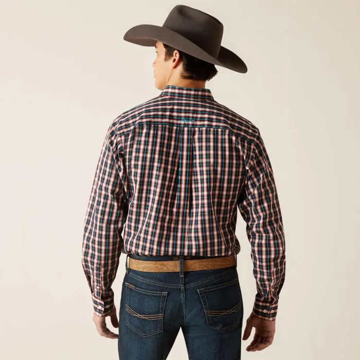 Men Button Down Shirts Ariat Wrinkle Free Gatlin Fitted Shirt White Men Button Down Shirts Ariat Wrinkle Free Gatlin Fitted Shirt White