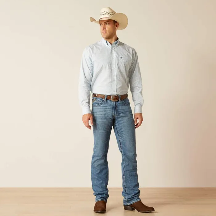 Men Denim Ariat M4 Relaxed Decker Boot Cut Kentwood