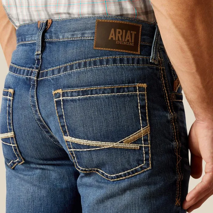 Men Denim Ariat M5 Straight Bucklin Straight Pismo Men Denim Ariat M5 Straight Bucklin Straight Pismo