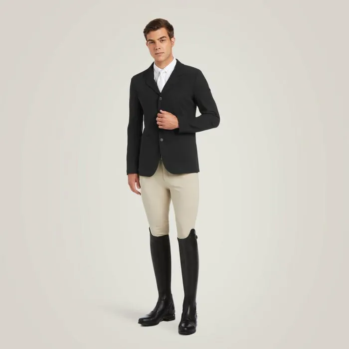 Men English Riding Ariat Speranza Show Coat Black