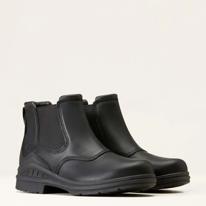 Men English Riding Boots Ariat Barnyard Twin Gore II Waterproof Boot Black Men English Riding Boots Ariat Barnyard Twin Gore II Waterproof Boot Black