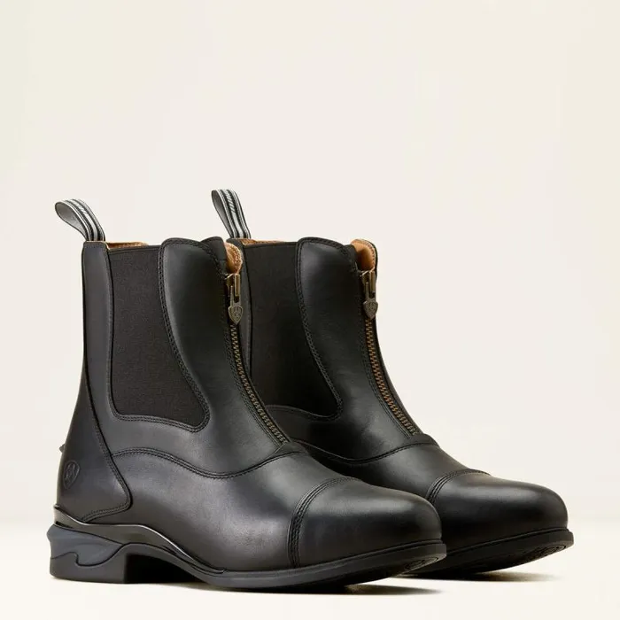Men English Riding Boots Ariat Devon Zip Paddock Boot Black