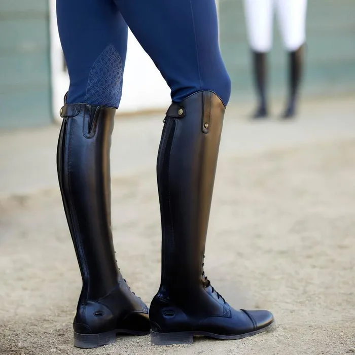 Men English Riding Boots Ariat Heritage Contour Field Zip Tall Riding Boot Black