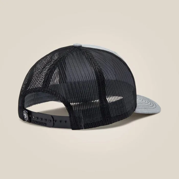 Men Hats and Caps Ariat Flag Patch Cap Greybrown