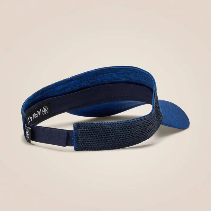 Men Hats and Caps Ariat Offset Logo Visor Blue
