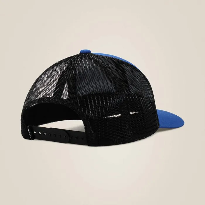 Men Hats and Caps Ariat Shield Patch Cap Blue Men Hats and Caps Ariat Shield Patch Cap Blue
