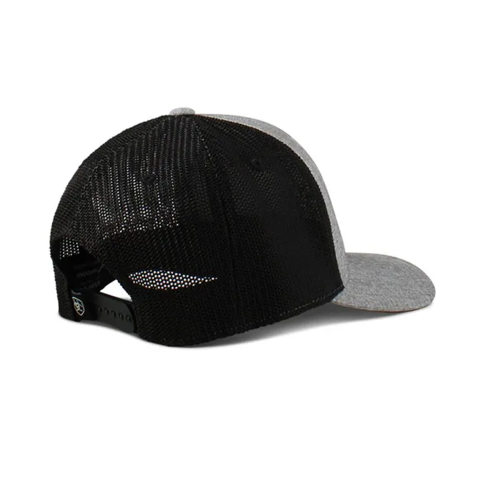Men Hats and Caps Ariat Southwest Embroidered Skull Cap Sliver Men Hats and Caps Ariat Southwest Embroidered Skull Cap Sliver
