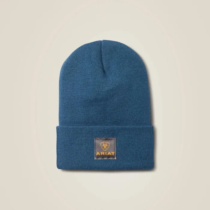 Men Hats and Caps Ariat Watch Cap Majolica Blue