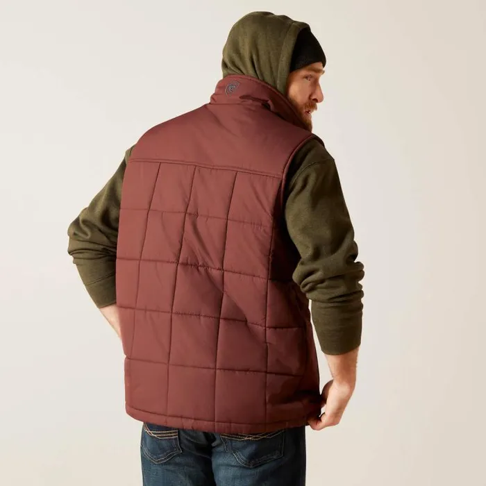 Men Jackets and Vests Ariat Crius Insulated Vest Beaten Root Men Jackets and Vests Ariat Crius Insulated Vest Beaten Root