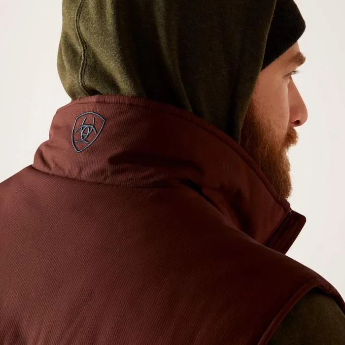 Men Jackets and Vests Ariat Crius Insulated Vest Beaten Root Men Jackets and Vests Ariat Crius Insulated Vest Beaten Root