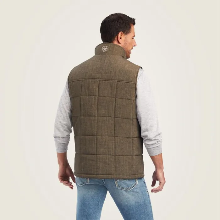 Men Jackets and Vests Ariat Crius Insulated Vest Crocodile Men Jackets and Vests Ariat Crius Insulated Vest Crocodile
