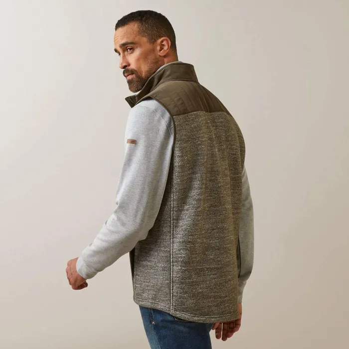 Men Jackets and Vests Ariat Millbrae Vest Earth Men Jackets and Vests Ariat Millbrae Vest Earth