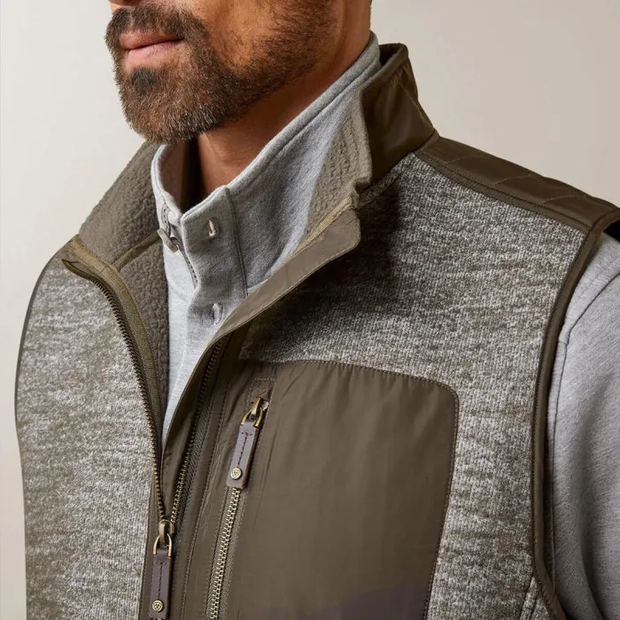 Men Jackets and Vests Ariat Millbrae Vest Earth Men Jackets and Vests Ariat Millbrae Vest Earth