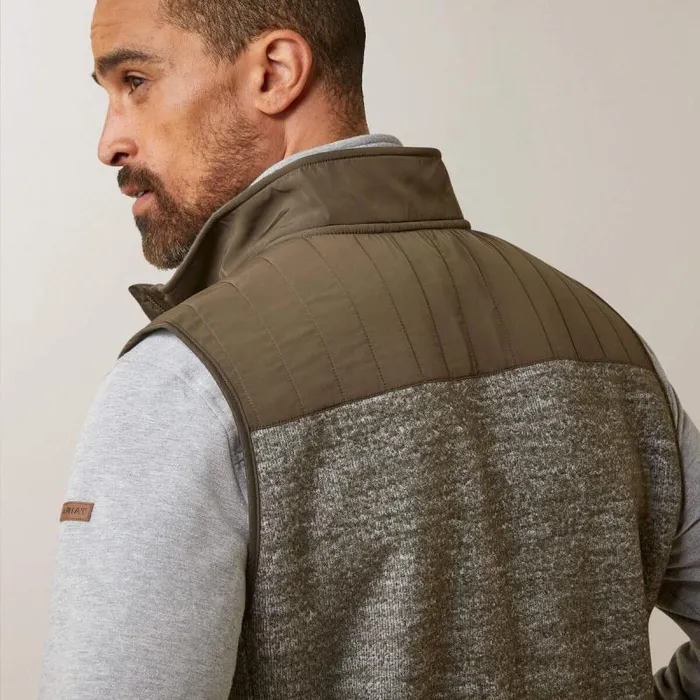 Men Jackets and Vests Ariat Millbrae Vest Earth Men Jackets and Vests Ariat Millbrae Vest Earth