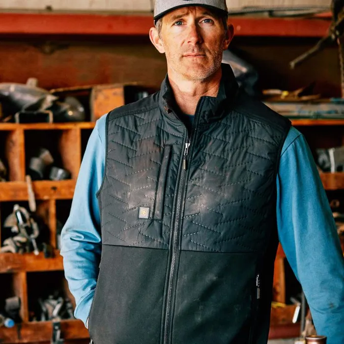 Men Jackets and Vests Ariat Rebar Cloud 9 Insulated Vest Black Men Jackets and Vests Ariat Rebar Cloud 9 Insulated Vest Black