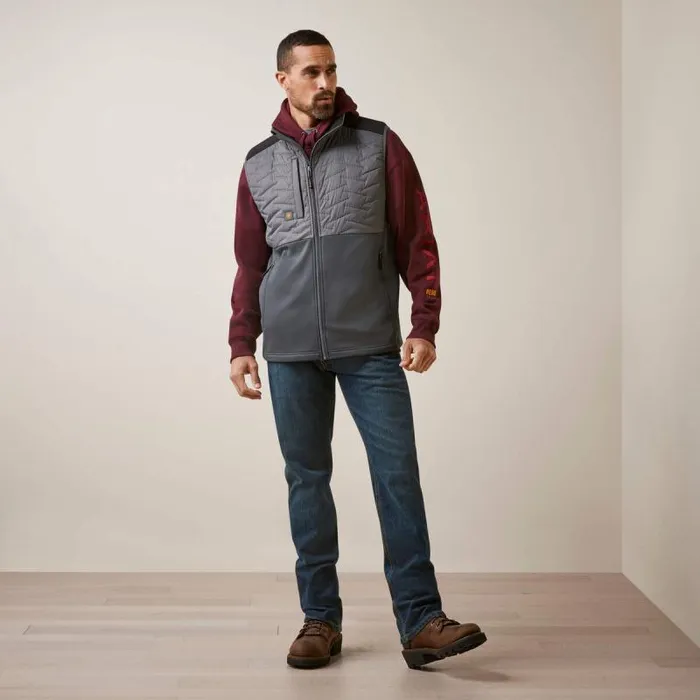 Men Jackets and Vests Ariat Rebar Cloud 9 Insulated Vest Rebar Grey Men Jackets and Vests Ariat Rebar Cloud 9 Insulated Vest Rebar Grey
